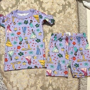 Hanna Andersson Kids Princess Print Pajama Set - Lavender